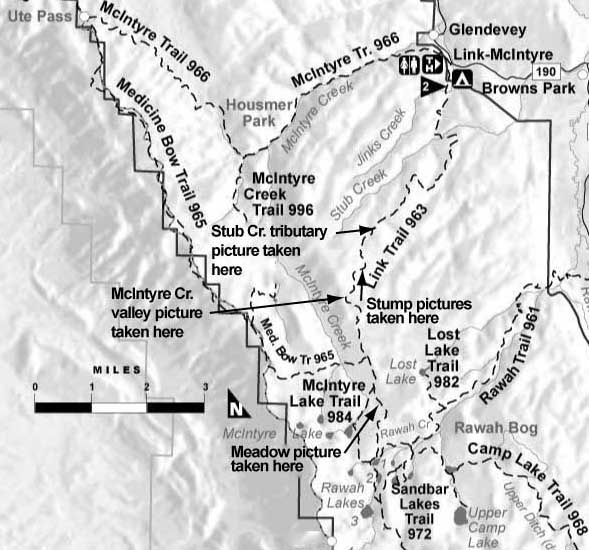 Link Trail map